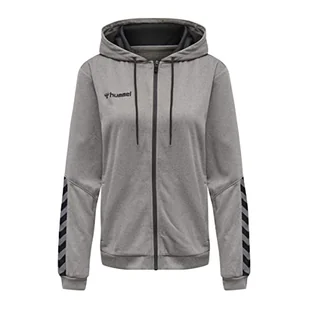 hummel Hummel damska bluza z kapturem z poliestru i kapturem dla kobiet, szary melanż, L 204939-2006-L - Bluzy damskie - miniaturka - grafika 1
