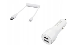 Ładowarka samochodowa microUSB typ B USB typ C SilverCrest - Ładowarki samochodowe - miniaturka - grafika 1