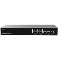 Huby USB - Grandstream Networks GWN7811P łącza sieciowe Zarządzany L3 Gigabit Ethernet (10/100/1000) Obsługa PoE Szary - miniaturka - grafika 1