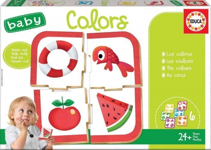 Educa Puzzle Baby gra kolory-18119