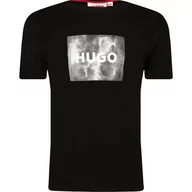 Koszulki dla chłopców - HUGO KIDS T-shirt | Regular Fit - miniaturka - grafika 1