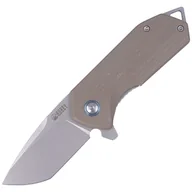 Noże - Nóż składany Kubey Knife Campe, Tan G10, Sandblast D2 (KU203C) - miniaturka - grafika 1