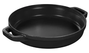 Zestaw 2 naczyń żeliwnych z pokrywką STAUB 40508-383-0 - czarny 24 cm - Zestawy garnków i patelni - miniaturka - grafika 1