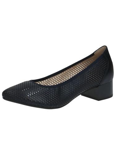 Caprice Damskie czółenka 9-22501-44, granatowe perlato, 40 EU szerokie, Navy Perlato, 40 EU Weit