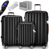 Walizki - 3-częściowy zestaw walizek Baseline z czarnymi akcesoriami ABS - miniaturka - grafika 1