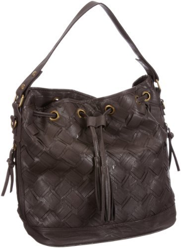 PIECES Damskie torby na ramię SHINY BAG 39 x 31 x 16 cm, brązowy - Braun Mocca - 39x31x16 cm (B x H x T)