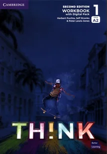 Think 1 A2 Workbook with Digital Pack British English - Książki do nauki języka angielskiego - miniaturka - grafika 1