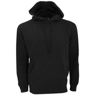 Bluzy sportowe męskie - Męska Gładka Bluza Sportowa Przez Głowę Kaptur - miniaturka - grafika 1