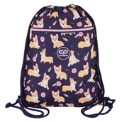 Torby szkolne - Coolpack Vert Worek Na Buty Sportowy Psy Corgi Elisabeth - miniaturka - grafika 1