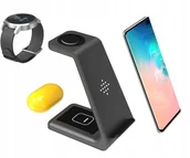 Ładowarki do telefonów - ŁADOWARKA INDUKCYJNA DO IPHONE APPLE WATCH 3w1 - miniaturka - grafika 1