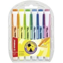 Stabilo Zakreślacz Swing Cool etui 6 kolorów - Przybory szkolne - miniaturka - grafika 1