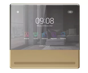 CDV-70QT(DC) GOLD Monitor 7" głośnomówiący Smart HD Mirror - Akcesoria do domofonów i wideodomofonów - miniaturka - grafika 2