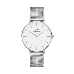Zegarek Zegarek Daniel Wellington Petite DW00100306 Silver/Silver - Zegarki damskie - miniaturka - grafika 1