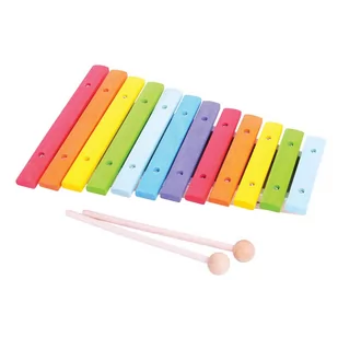 Bigjigs Toys Ksylofon - Instrumenty muzyczne dla dzieci - miniaturka - grafika 1