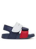 Buty dla chłopców - Tommy Hilfiger Sandały T1X2-33913-1172Y M Granatowy - miniaturka - grafika 1
