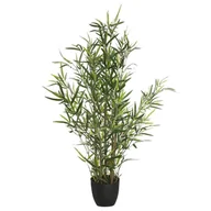 Sztuczne kwiaty - Atmosphera Sztuczna roślina BAMBUS czarna doniczka 90 cm 164256 - miniaturka - grafika 1