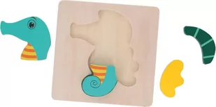 Puzzle drewniane edukacyjne układanka MARIONETTE 5el - Puzzle - miniaturka - grafika 2