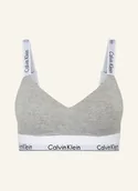 Biustonosze - Calvin Klein Biustonosz Bustier Modern Cotton grau - miniaturka - grafika 1