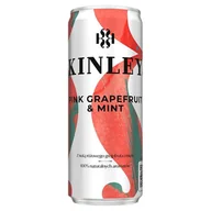 Napoje gazowane - Kinley Pink Grapefruit & Mint Napój gazowany 250 ml - miniaturka - grafika 1
