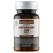 Suplementy naturalne - SINGULARIS Superior Naturalny Jod Kelp 200 µg, 60 kapsułek wegańskich - >>> DARMOWA od 99zł <<< - miniaturka - grafika 1