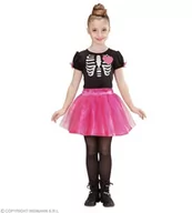 Stroje karnawałowe - Widmann Ballerina szkielet  Halloween  dzieci kostium, 158, wielokolorowa 02218 - miniaturka - grafika 1