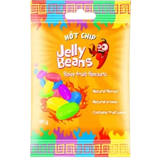 Jelly Beans Spicy fruit 60g Hot Chip - Cukierki - miniaturka - grafika 1
