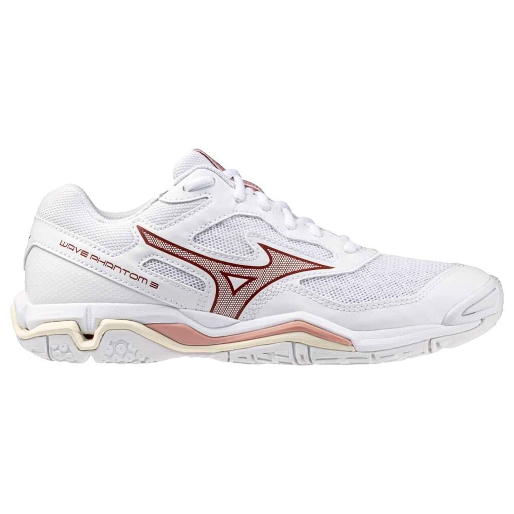 Damskie buty gimnastyczne Mizuno Wave Phantom 3 W White/Rose Elegance/Lava Falls EUR 38,5