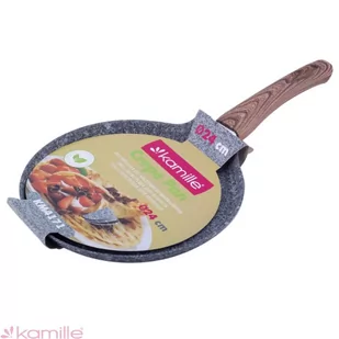 Kamille Patelnia do naleśników granitowa solidna 24cm 4171 - Patelnie - miniaturka - grafika 1