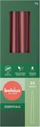 Świeca stołowa stożek szpica BOLSIUS Essentials 7H 24,5CM 8szt. AKSAMITNA CZERWIEŃ