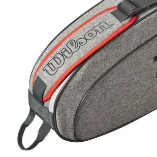 Torba tenisowa Wilson Team 3PK (kolor Czarny. Szary/Srebrny) - Torby sportowe - miniaturka - grafika 4