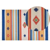 Dywany - Dywan bawełniany kilim 200 x 300 cm wielokolorowy TARONIK - miniaturka - grafika 1