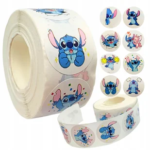Naklejki Stitch Lilo i Stich Samoprzylepne Dekoracyjne Kolorowe 500 szt. - Dekoratorstwo - miniaturka - grafika 1