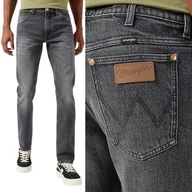 Spodnie męskie - Wrangler 11MWZ ORIGINAL SLIM Marshall DOPASOWANE CZARNO SZARY DżINS W33 L32 - miniaturka - grafika 1