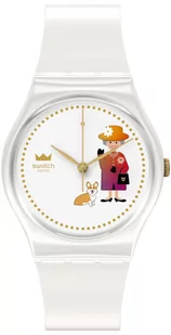 Zegarek Zegarek Swatch GZ711 HOW MAJESTIC - Zegarki damskie - miniaturka - grafika 1