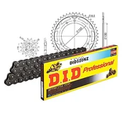 Części motocyklowe - Zestaw łańcuchów DID stal 520 NZ / 114 zapięcie na klips do Cagiva Canyon 500/600 ccm rok prod. 1996-2001 - miniaturka - grafika 1