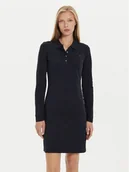Sukienki - Tommy Hilfiger Sukienka codzienna 1985 WW0WW43230 Granatowy Regular Fit - miniaturka - grafika 1
