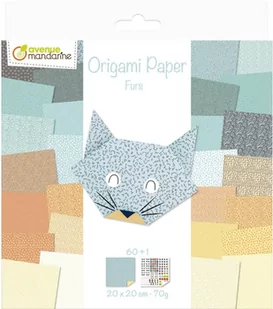 Papier Origami 20X20 Cm Furs 60 Arkuszy - Scrapbooking - miniaturka - grafika 1
