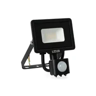 Lampy ogrodowe - Praktyczny Projektor Oświetleniowy Tokio Pro 10W Czarny Barwa Neutralna Biała - miniaturka - grafika 1