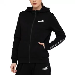 Puma Bluza Damska Z Kapturem Power Full Zip Hoodie 589537-01 Xs - Bluzy damskie - miniaturka - grafika 1