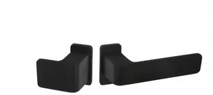 Gałko-klamka Wala na krótkim szyldzie H6S36P/G5S50/SK3S34G6 (rękojeść 36 mm, szyld 34 mm) czarna anoda, prawa - Klamki - miniaturka - grafika 1