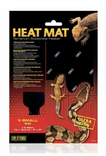 Exo-Terra Heat Mat X-Small - Mata Grzewcza 4 W 10 X 12,5 Cm Ex-0156 - Akcesoria do terrarium - miniaturka - grafika 1