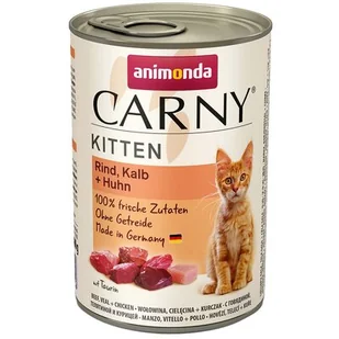 Animonda Carny Kitten Cielęcina i kurczak 400g 83-589 - Mokra karma dla kotów - miniaturka - grafika 3