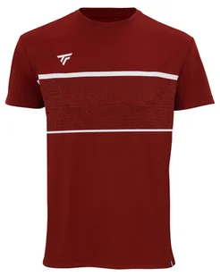 Koszulka męska Tecnifibre  Club Tech Tee Cardinal L - Koszulki sportowe męskie - miniaturka - grafika 1
