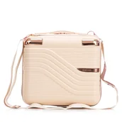 Kosmetyczki, organizery i kuferki - Kuferek Semi Line T5809-2 Écru - miniaturka - grafika 1