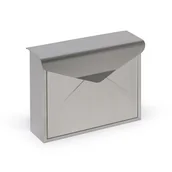 Skrzynki na listy - Skrzynka pocztowa, zwiększona odporność na deszcz, 360 x 290 x 100 mm, stal nierdzewna - miniaturka - grafika 1