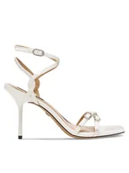 Sandały damskie - Nine West Sandały ZL23014CC Biały - miniaturka - grafika 1