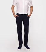 Spodnie męskie - Spodnie męskie chino straight LUKAS 4026 NAVY BLAZER-32\34 - miniaturka - grafika 1