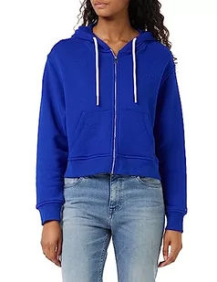 Tommy Hilfiger Damska bluza z kapturem REG Hilfiger FR-Terry, ultramiękka, XS, Ultraniebieski - Bluzy damskie - miniaturka - grafika 1