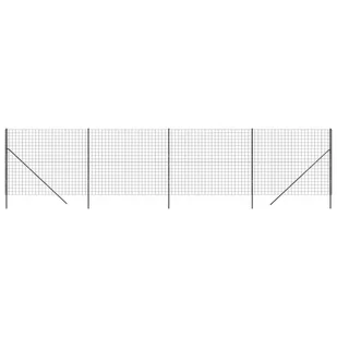 Ogrodzenie z siatki drucianej, antracytowe, 2x10 m Lumarko! - Ogrodzenia - miniaturka - grafika 3