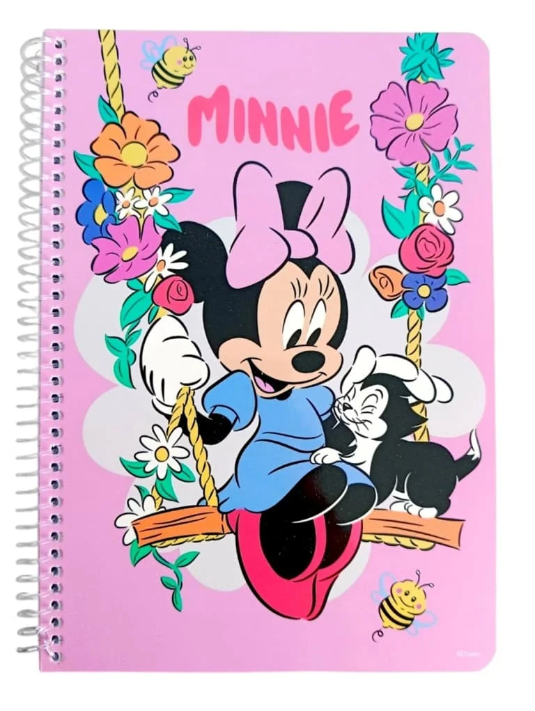 Notatnik Zeszyt w jedną linię na Spirali Disney Myszka Minnie notes kołonotatnik